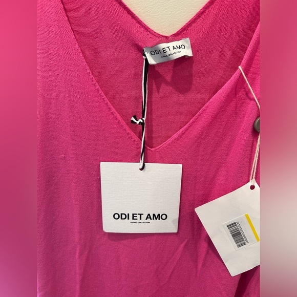 ODI ET AMO Italian pink maxi dress SZ XS - Picture 4 of 6
